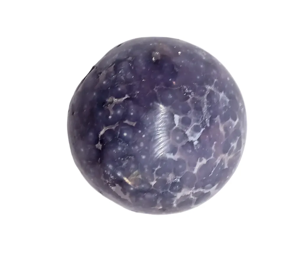 110G Grape Agate Crystal Sphere