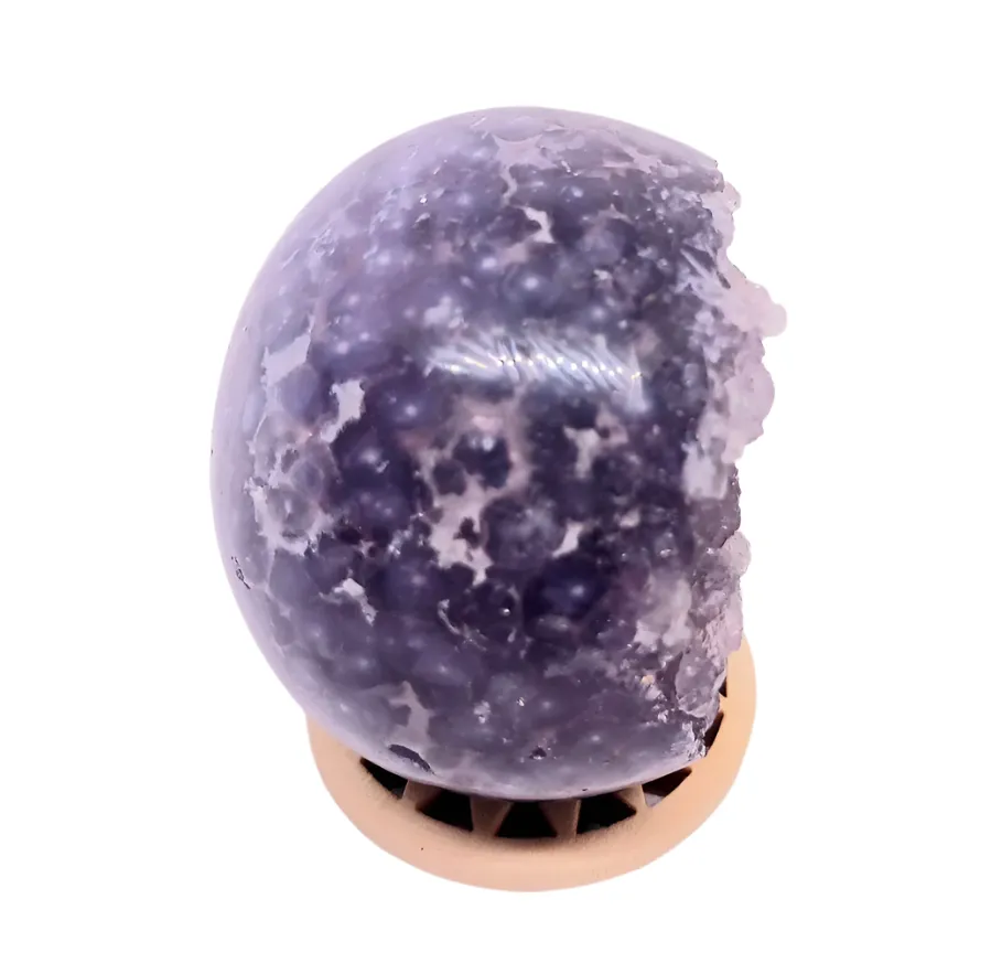 110G Grape Agate Crystal Sphere