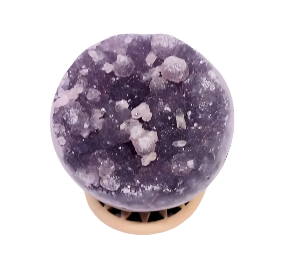 110G Grape Agate Crystal Sphere