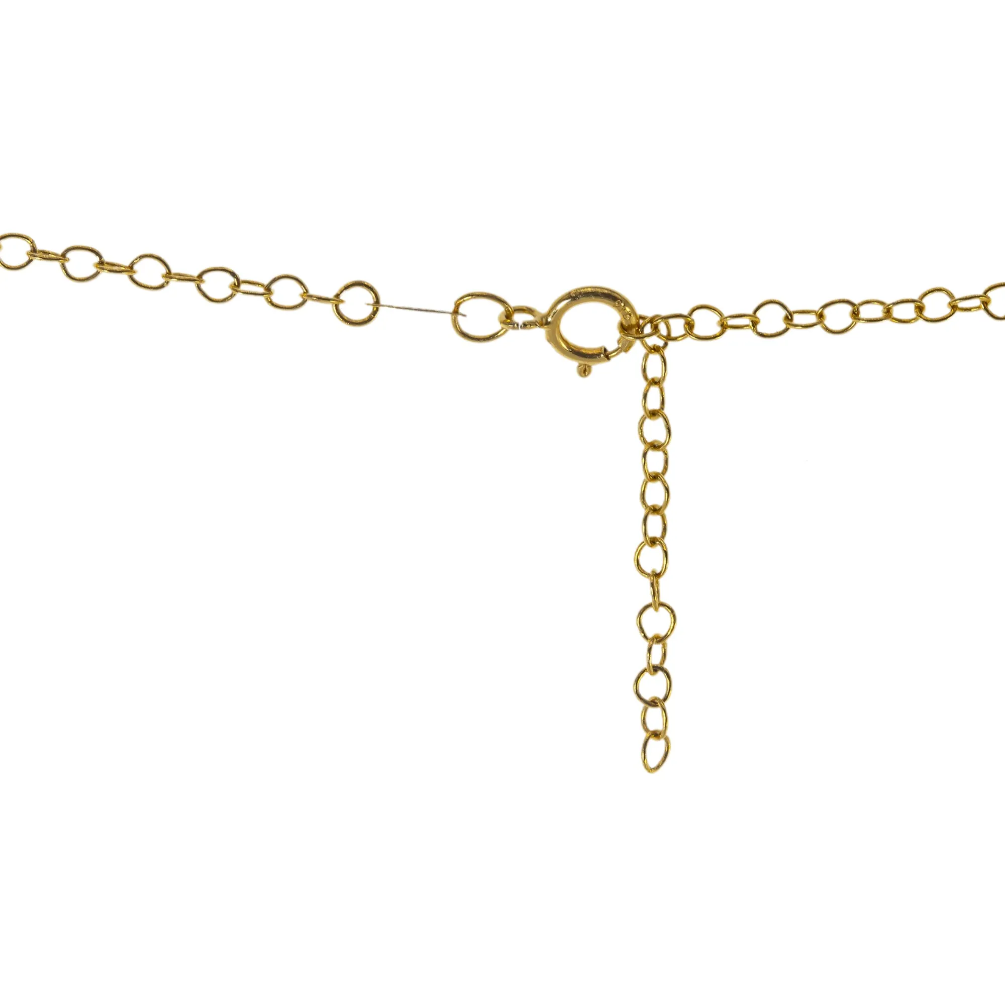 22K Yellow Gold Heart Chain Necklace (8.3gm)