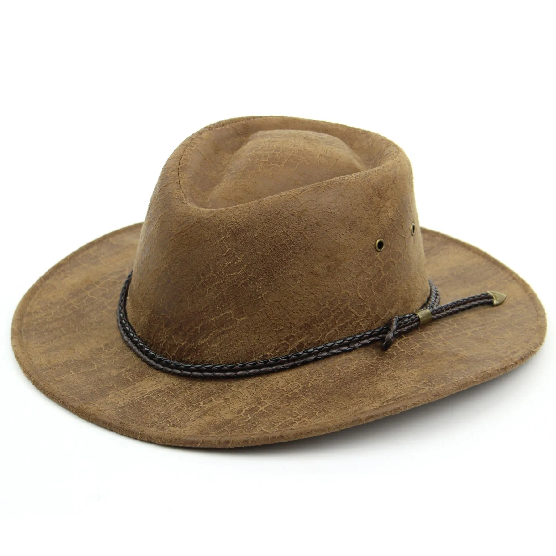 Australian Cowboy Bush Hat - Brown (59cm)