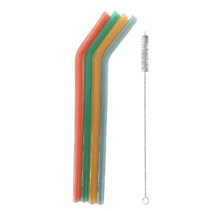 Avanti Silicone Straws & Brush Set