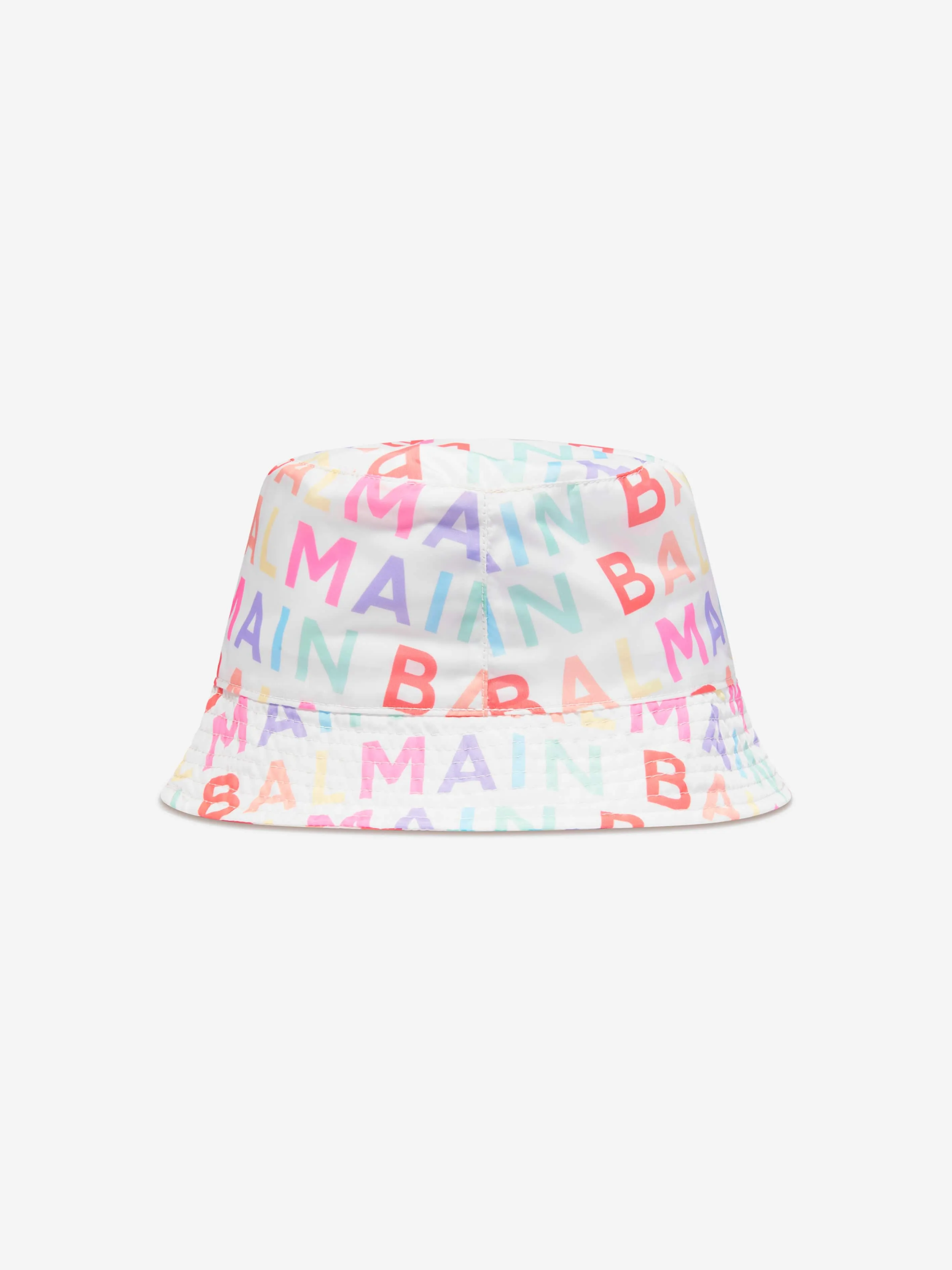 Balmain Kids Logo Bucket Hat in Multicolour