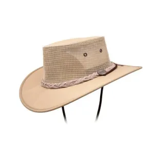 Barmah Hats 1057BE Canvas Drover Hat Beige