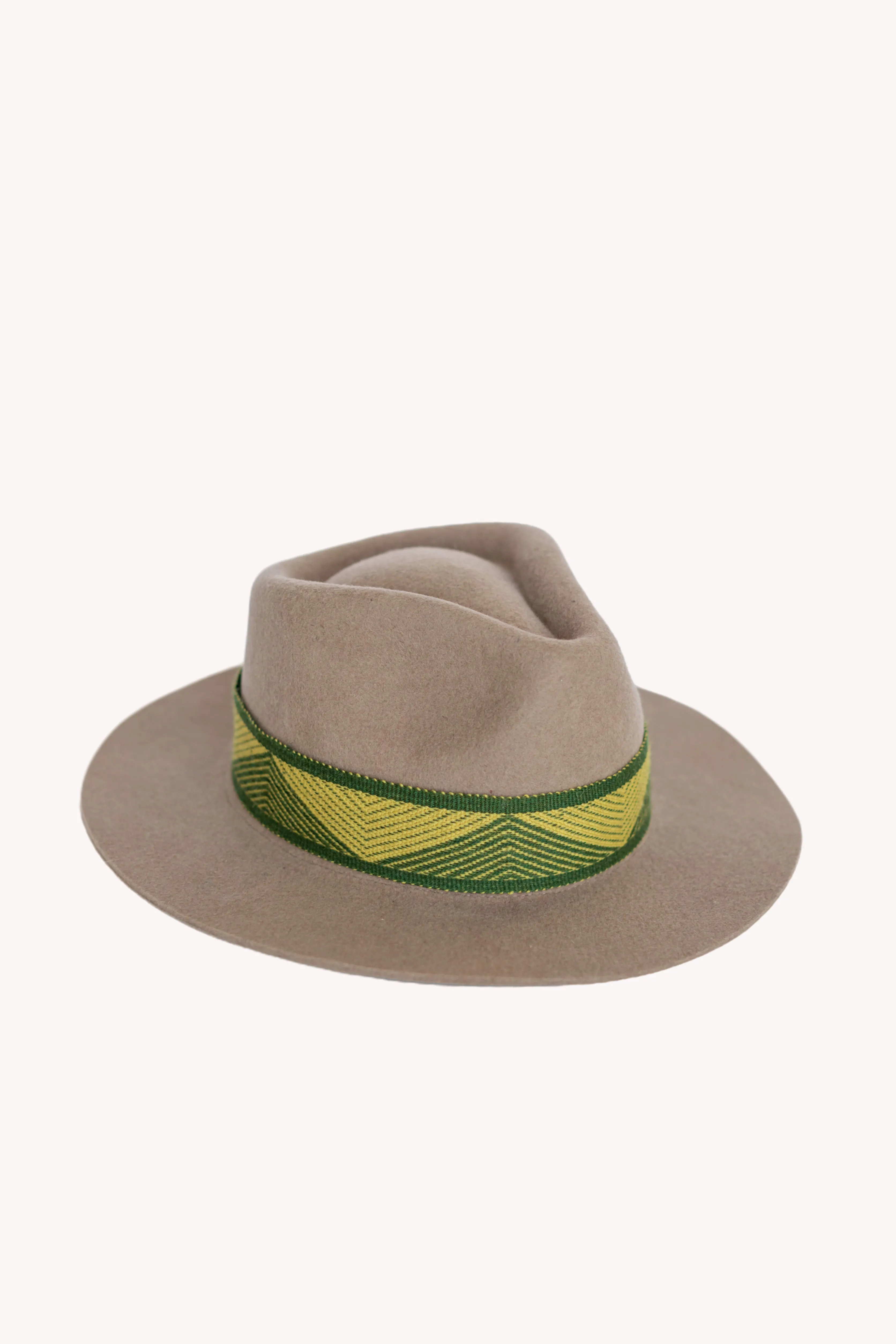 Beige Fedora Hat