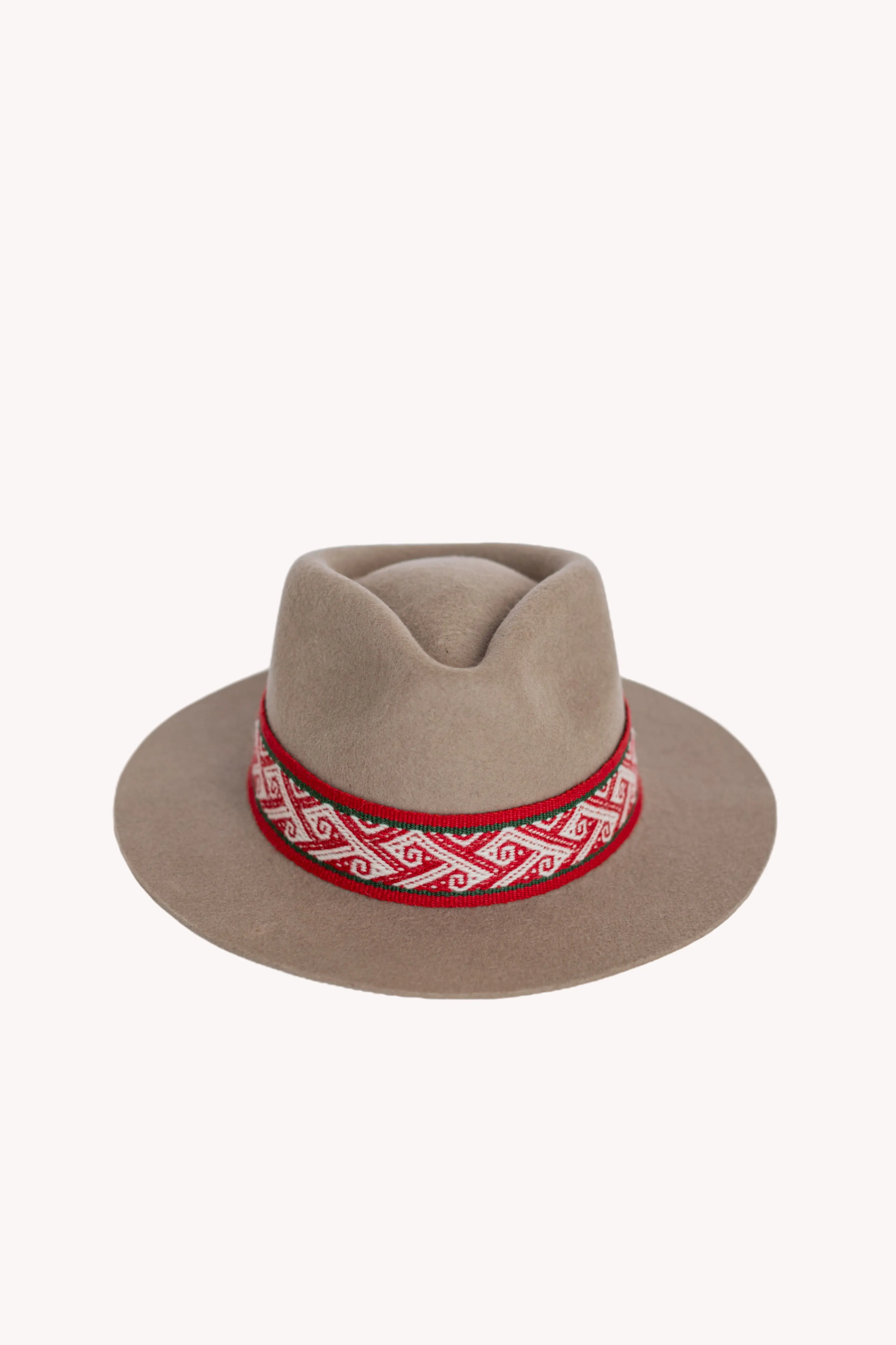 Beige Fedora Hat