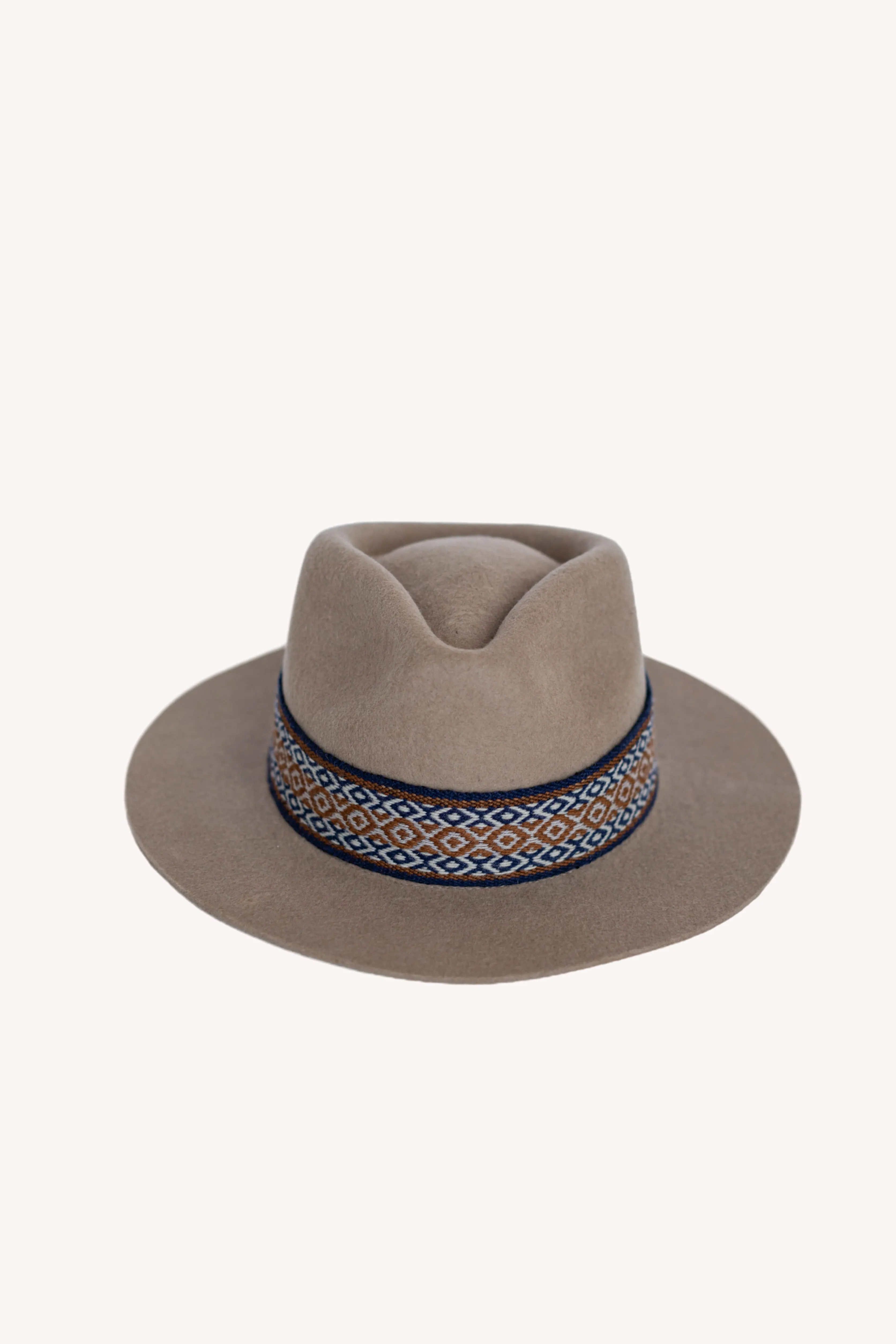 Beige Fedora Hat