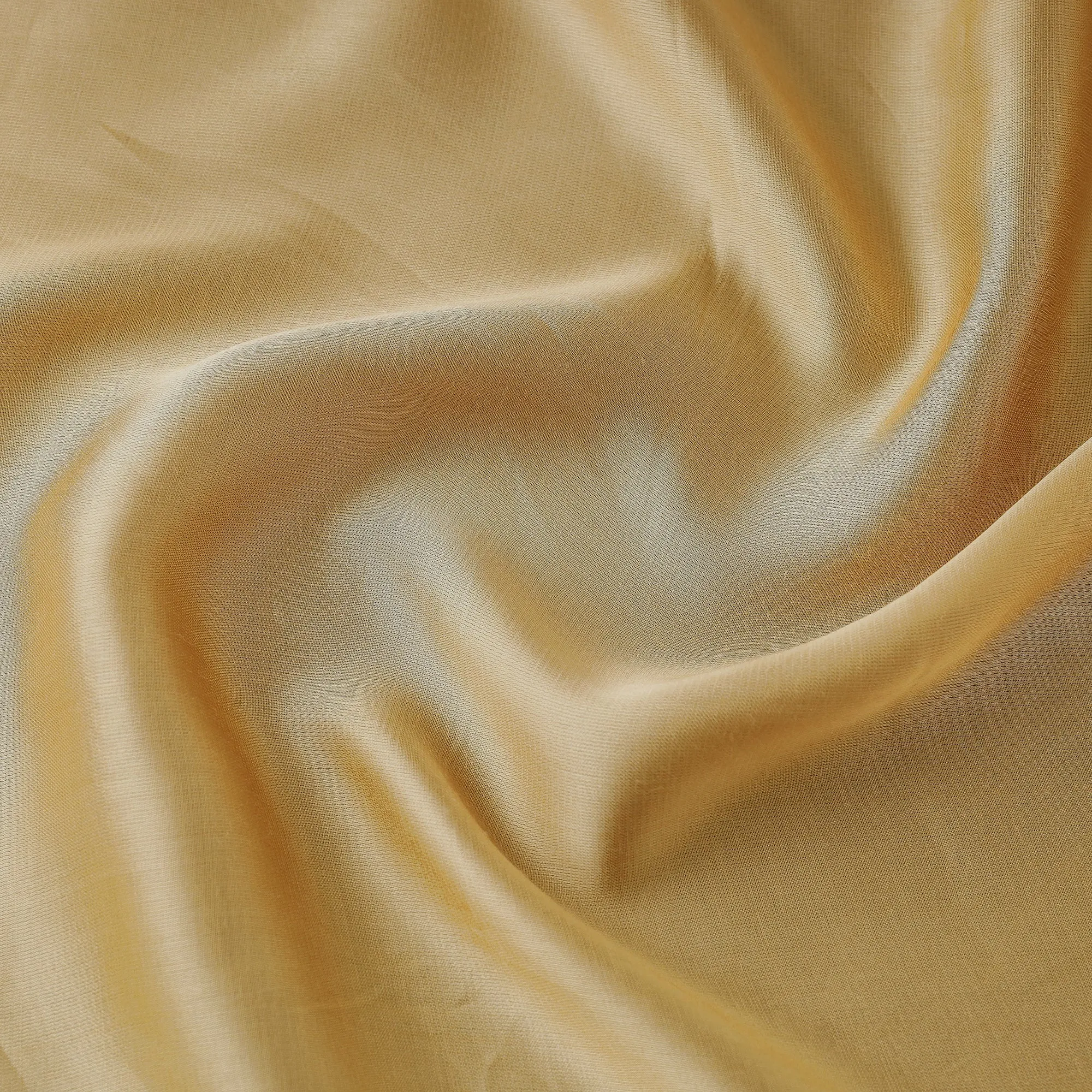 Beige - Khaki Pure Modal Silk Plain Fabric