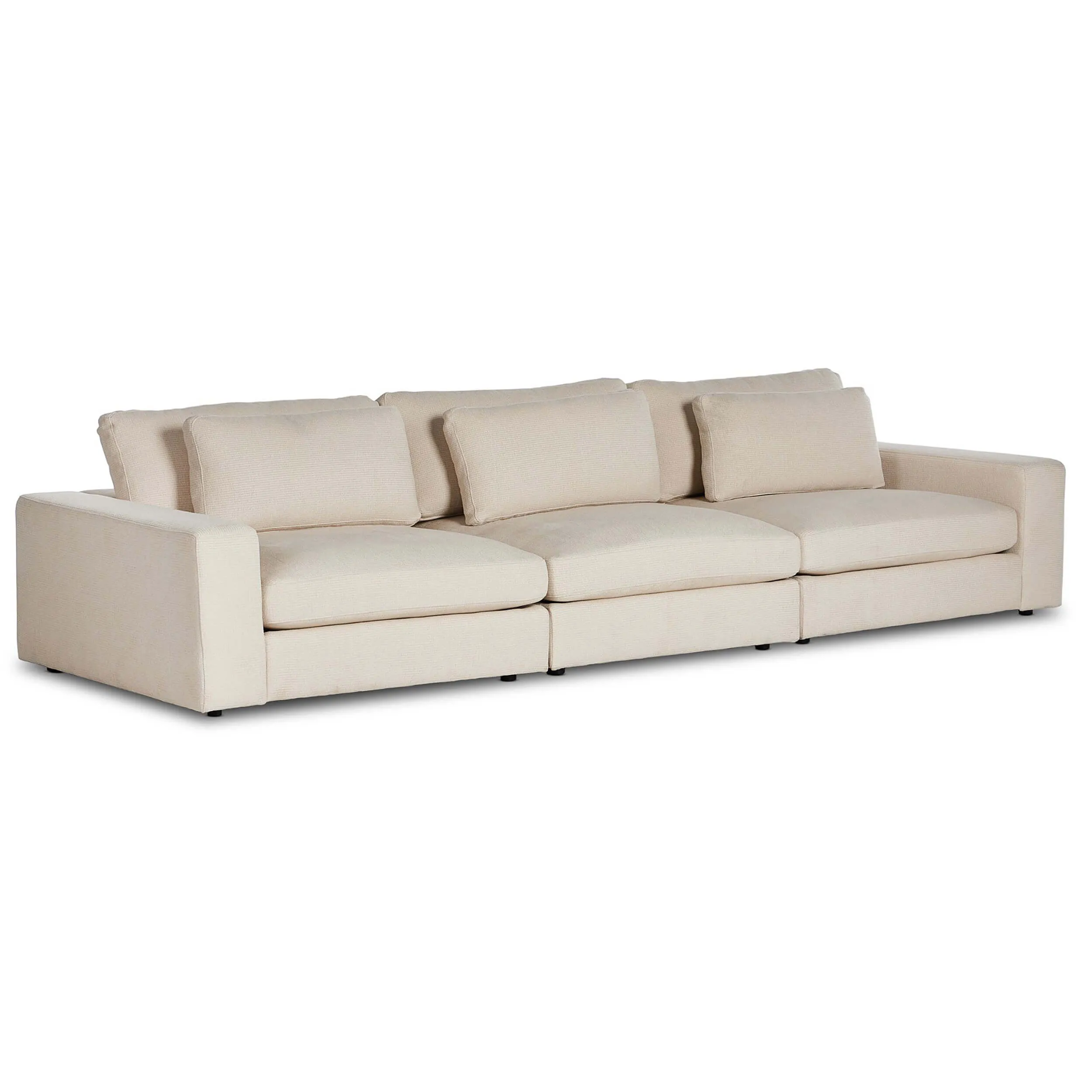 Bloor 3 Piece Sofa, Clairmont Sand