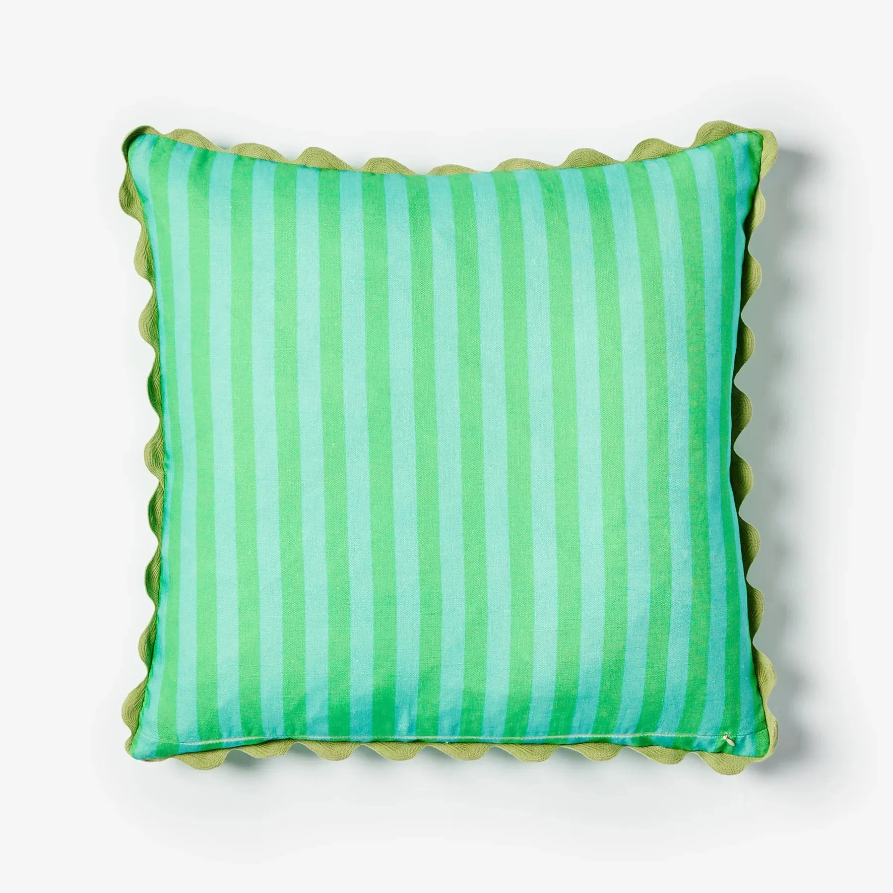 Bonnie & Neil Thin Stripe Jade Cushion 60cm