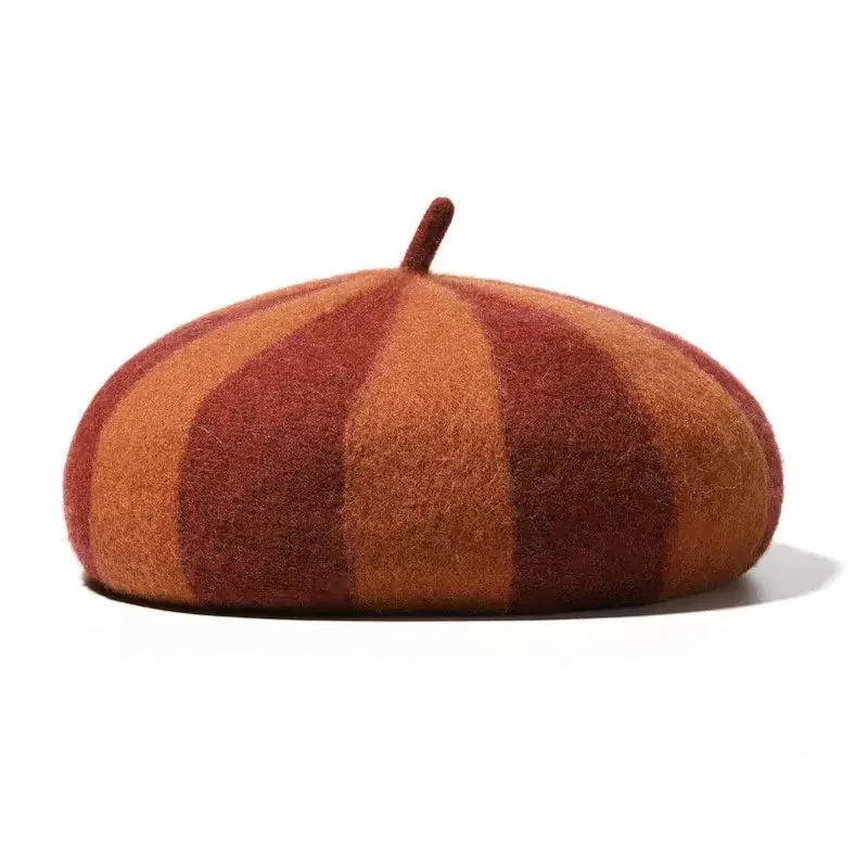 Bresson Striped Wool Beret