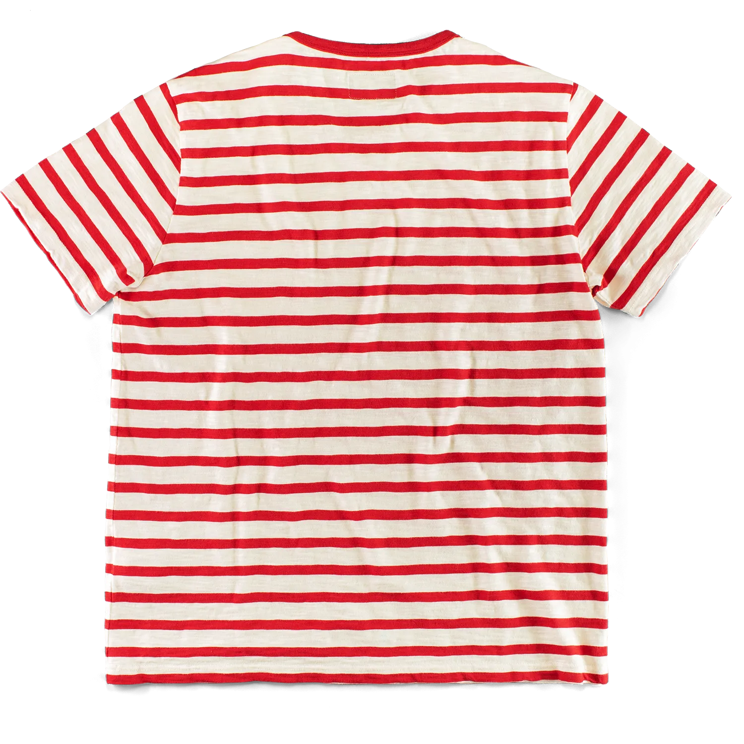 Breton Striped T Shirt Red