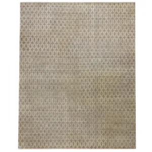 Brown Alchemy Transitional Wool Silk Blend Rug - 8'1" x 10'3"