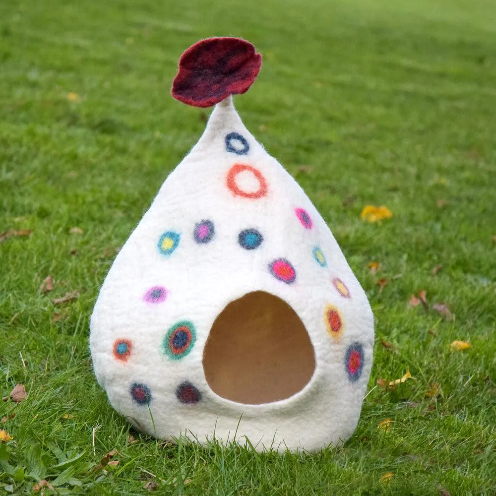 Cat Cave - Teardrop with Dots