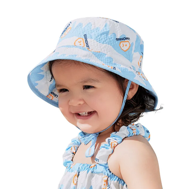 children's sun hat spring and summer boys and girls fisherman hat sun hat new baby sun hat basin hat