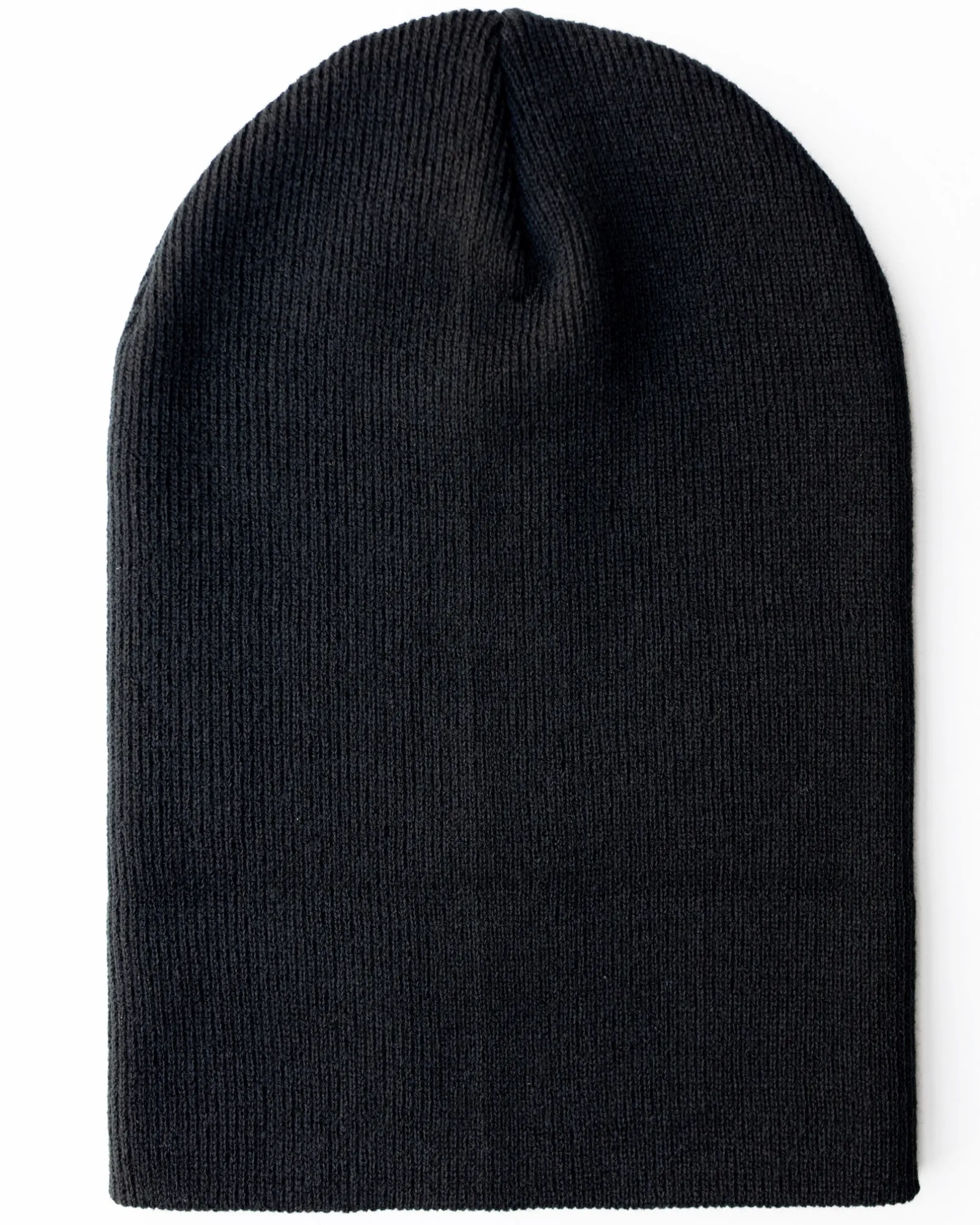 CS106 HAAKWEAR Traditional Silent Cuffed Beanie, Midnight Black