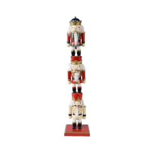 Decoris Pinewood Nutcracker Tower 51cm