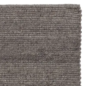 Domar Wool Rug [Grey melange/Grey]