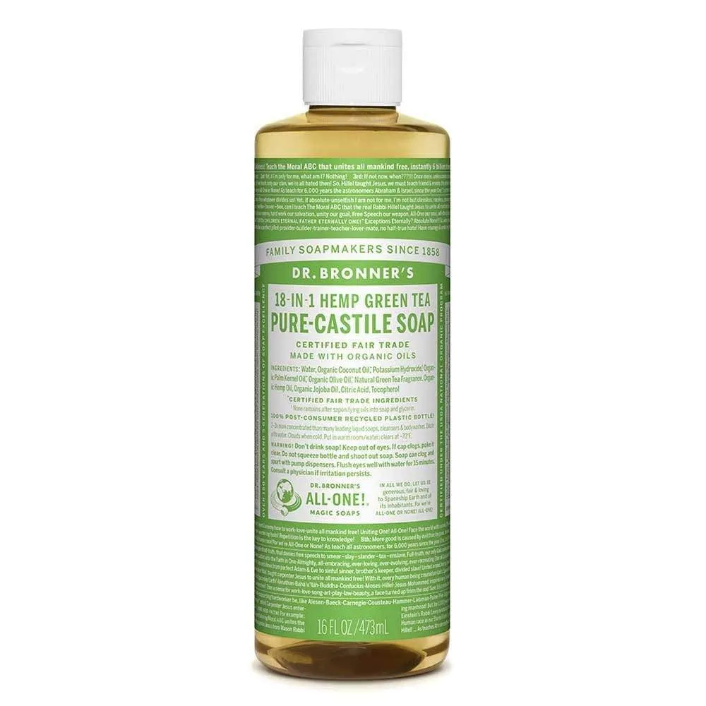 Dr. Bronners Pure-Castile Liquid Soap - Green Tea