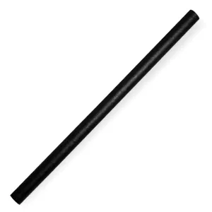 Eco-Straw 4ply Jumbo Paper Straw 8.2mm Black 2500pcs