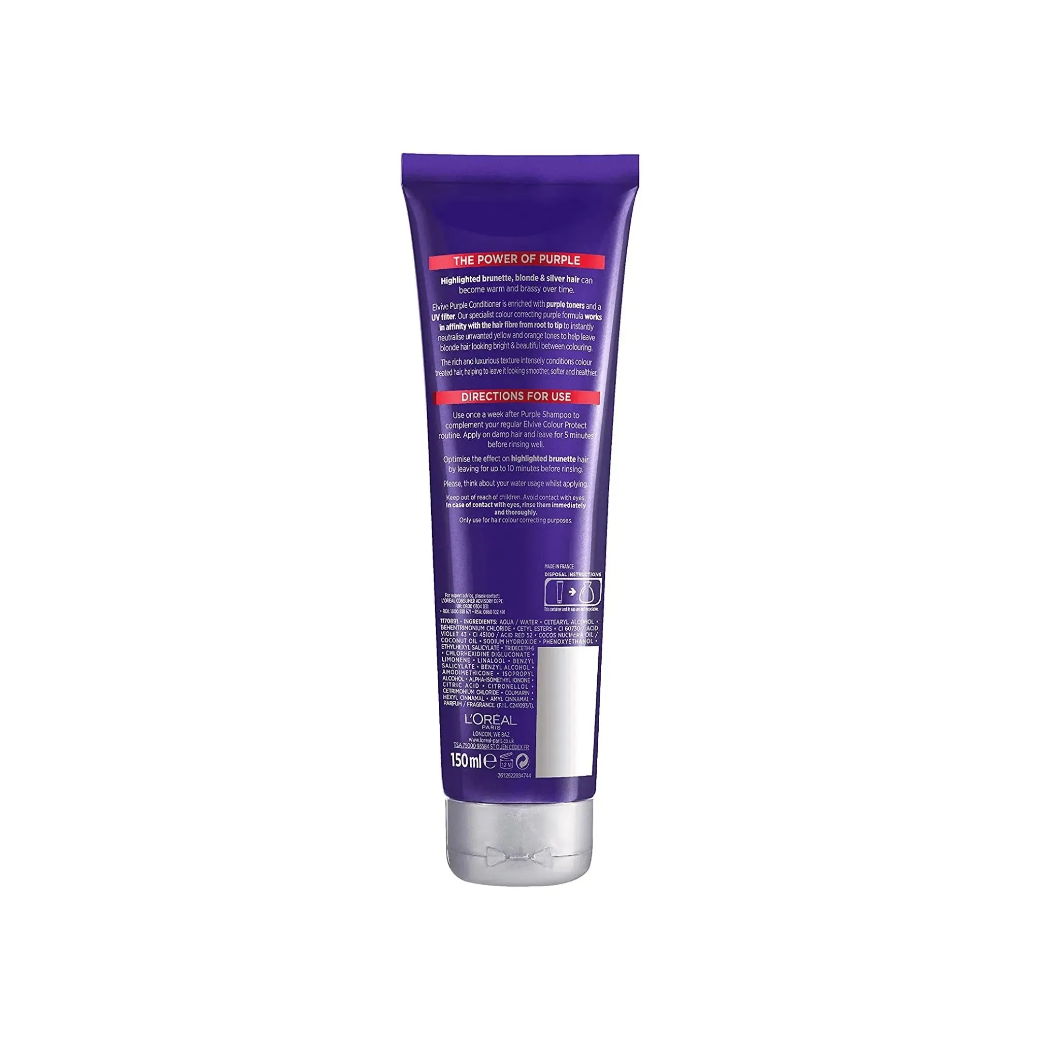 Elvive Colour Protect Purple Conditioner 150ml