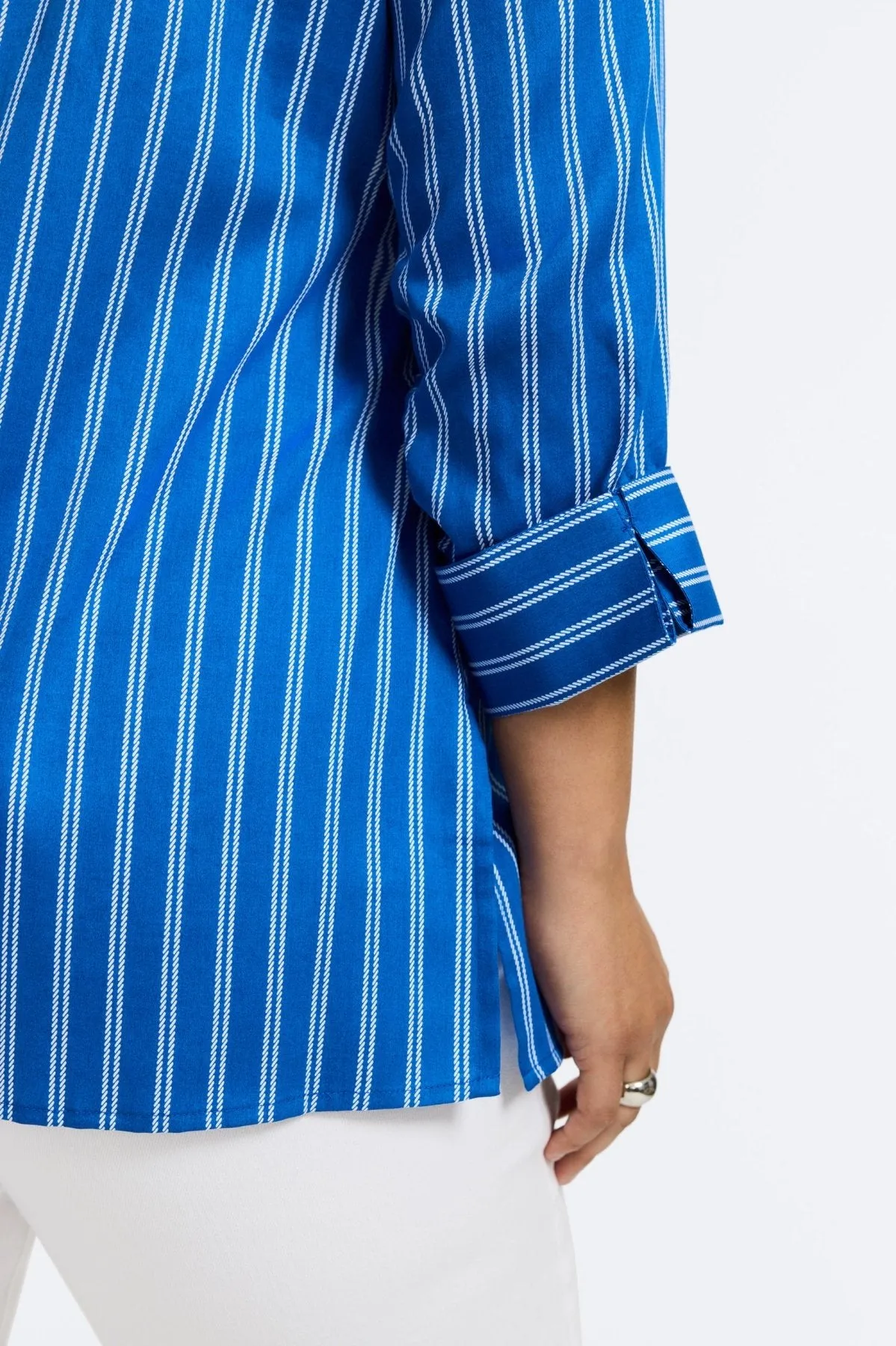 Evelyn Plus No Iron Rope Stripe Shirt