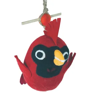 Felt Birdhouse Baby Cardinal Wild Woolies