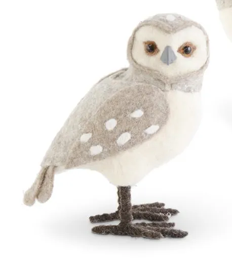 Felted Wool Owl