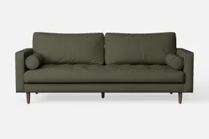 Gela 2 Seater Sofa Sage Leather