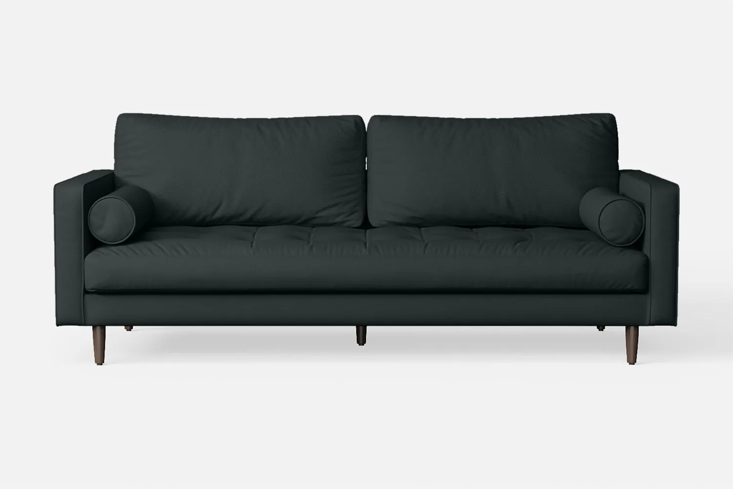 Gela 2 Seater Sofa Slate Leather