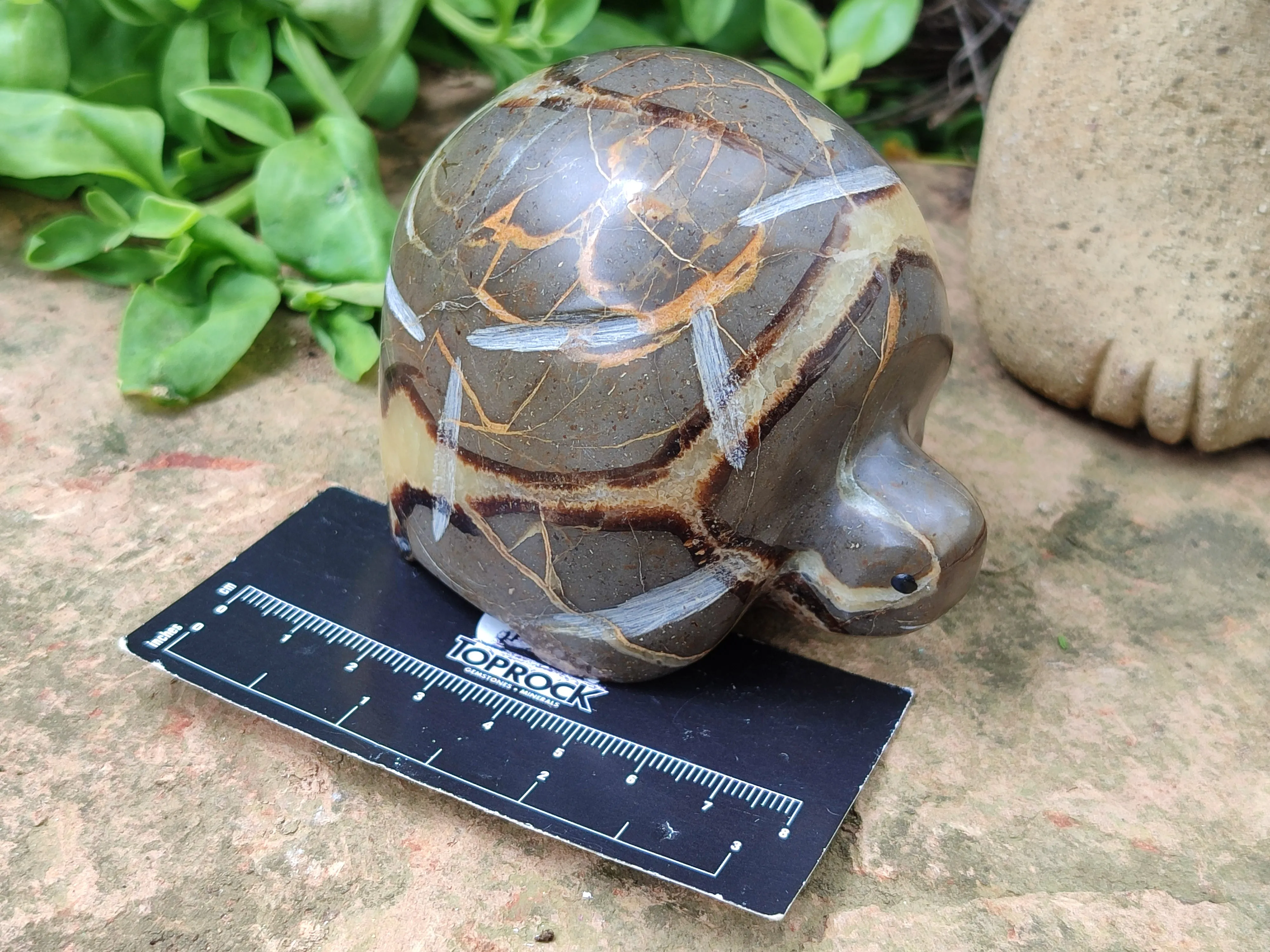 Hand Made Septerye Tortoise Carvings x 4 From Madagascar