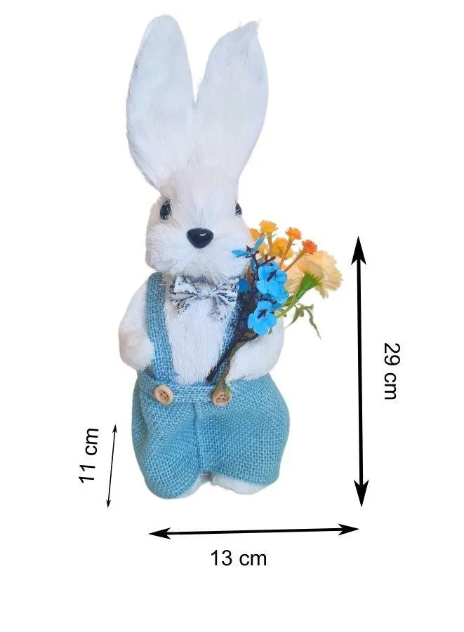 Handmade Easter Bunny Easter Decoration (29 cm) - Cotton String, Yard, Garden, Living Room Decor