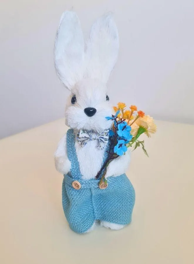 Handmade Easter Bunny Easter Decoration (29 cm) - Cotton String, Yard, Garden, Living Room Decor