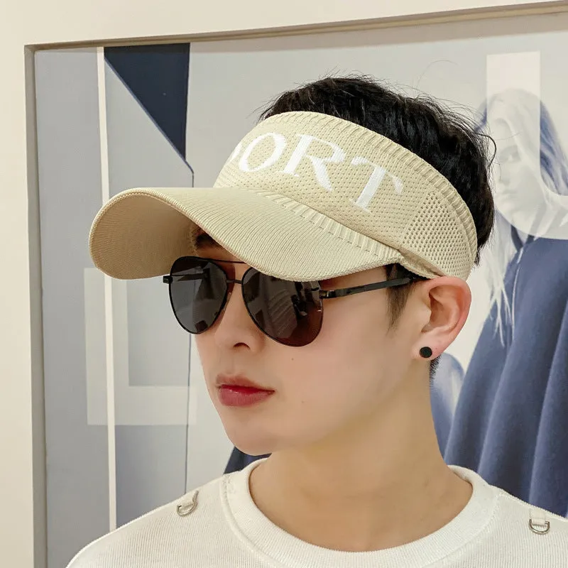 Hat Women's Summer Style Empty Top Hat New Outdoor Peaked Cap Sun Protection Shade Cute Sports Baseball Cap