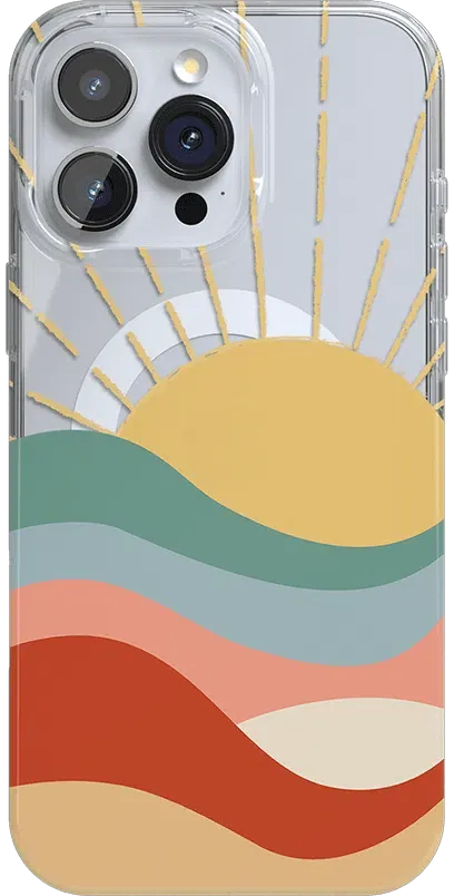 Here Comes the Sun | Colorblock Sunset Case