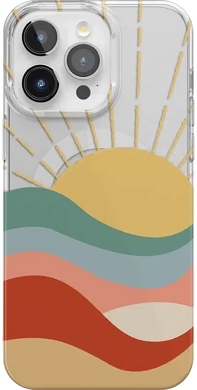 Here Comes the Sun | Colorblock Sunset Case