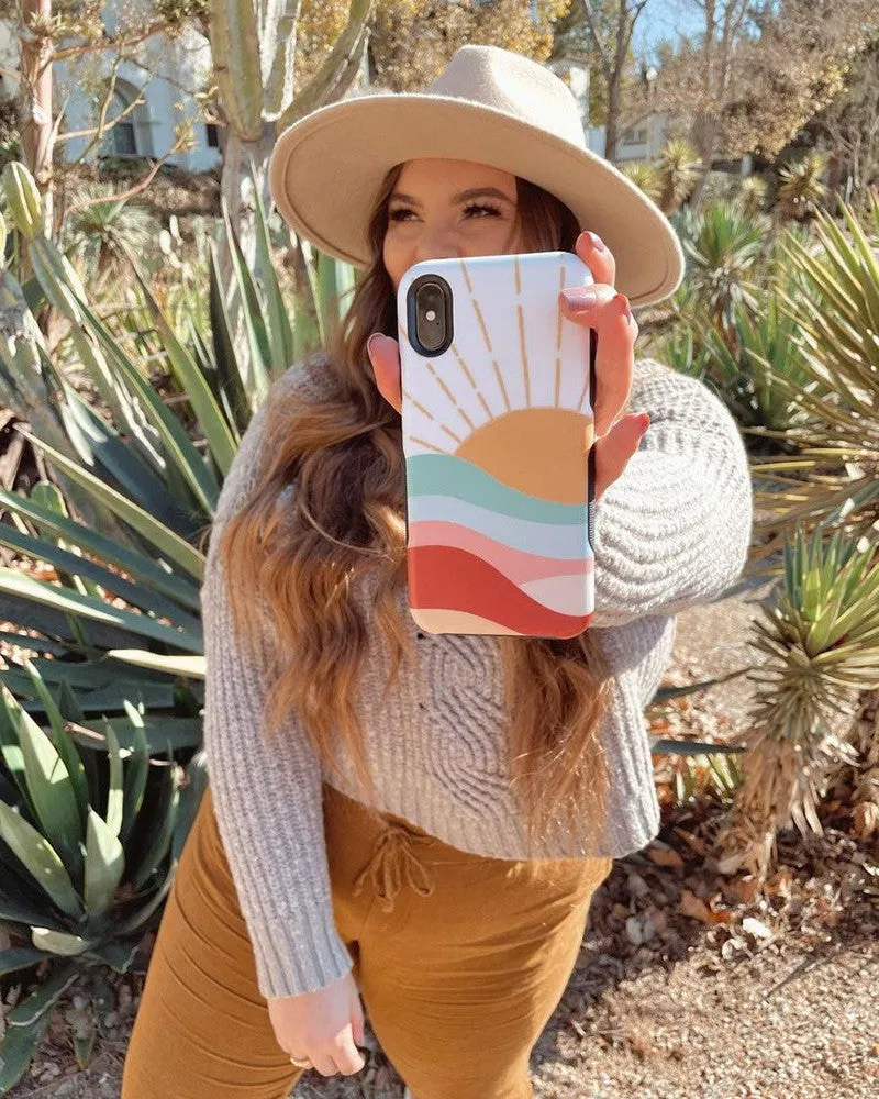 Here Comes the Sun | Colorblock Sunset Case