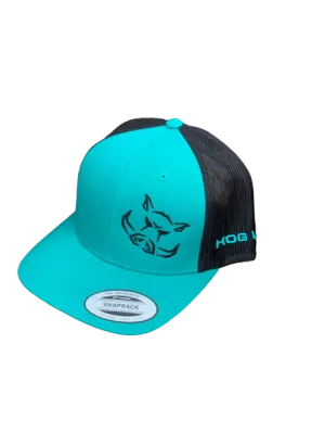 Hog Life Men´s Snap Turquoise Cap