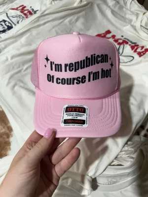 Hot Republican Trucker Hat