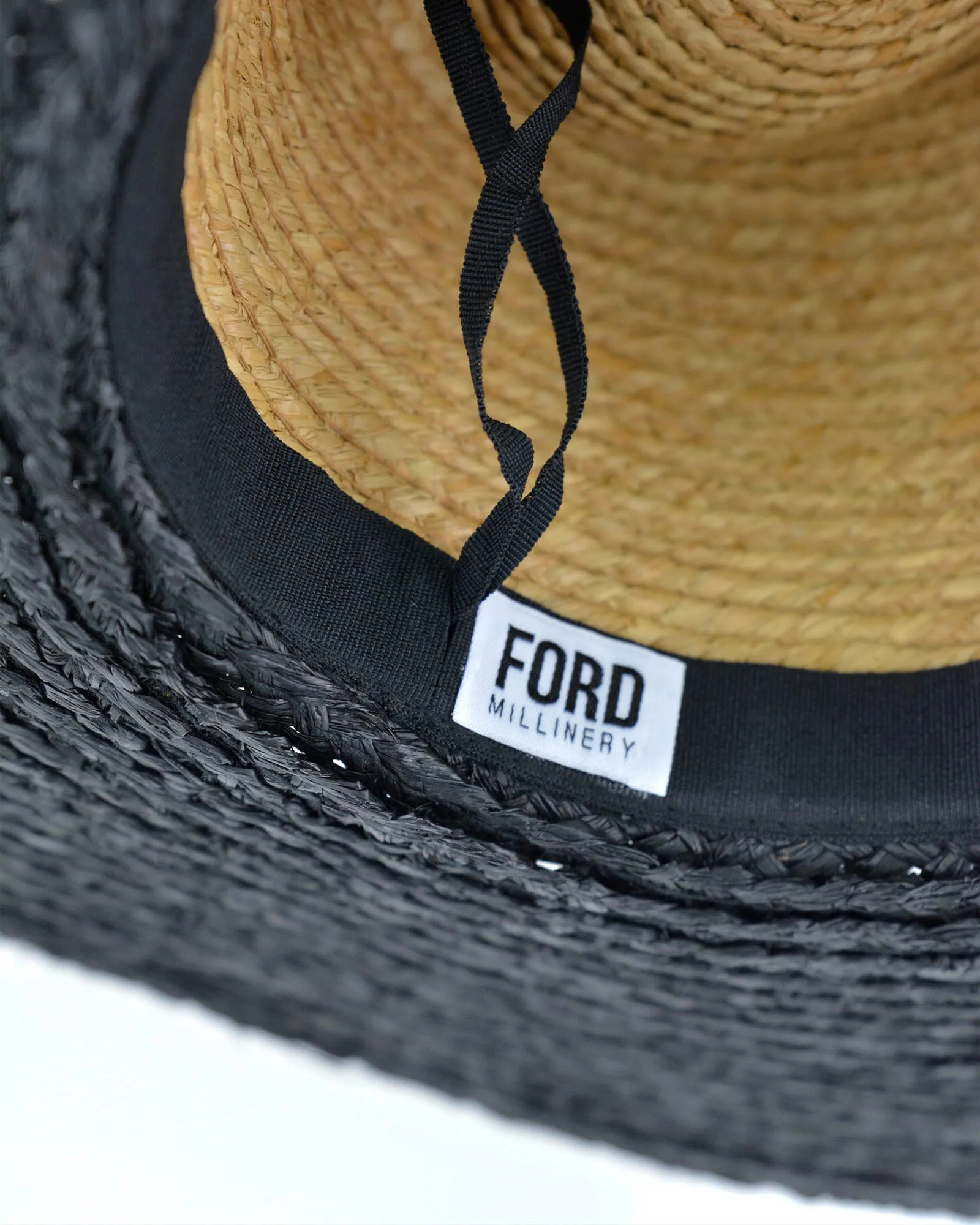 INDIANA Straw Hat (black)