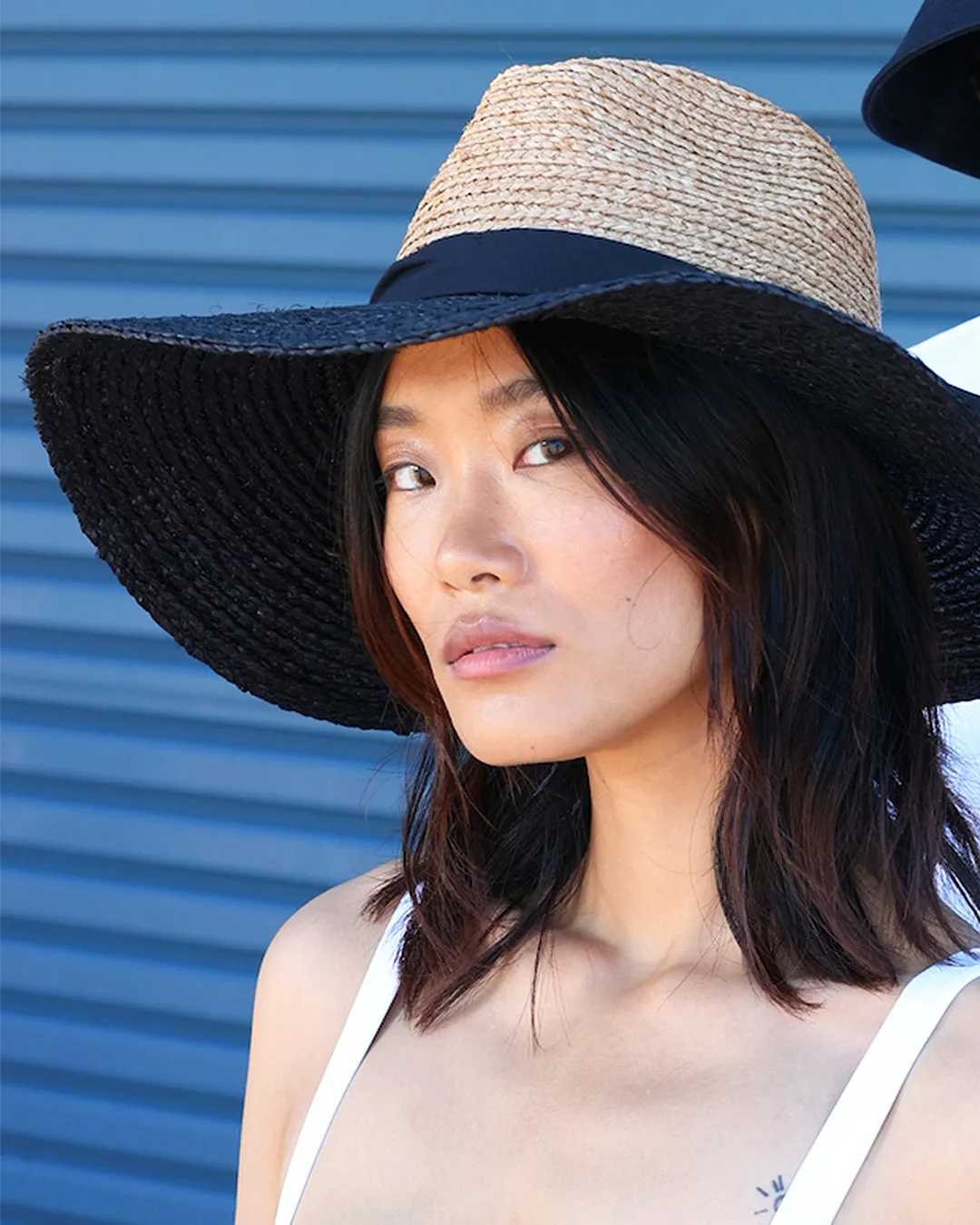 INDIANA Straw Hat (black)