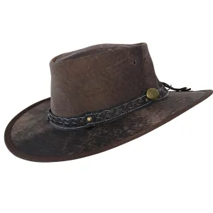 Jacaru Hats Roo Nomad Traveller - Stonewash Brown