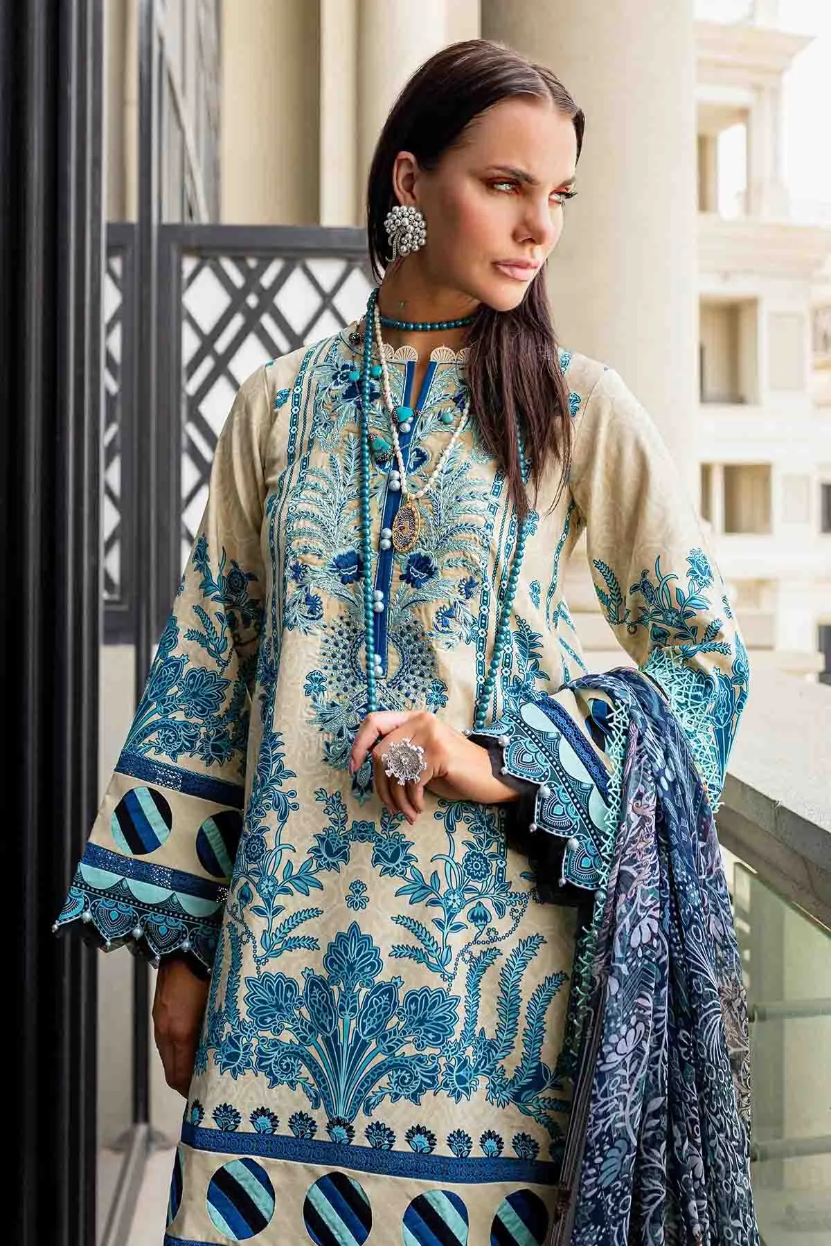 Jade Bliss Pakistani Suit Lawn Collection 2023 BL20075B