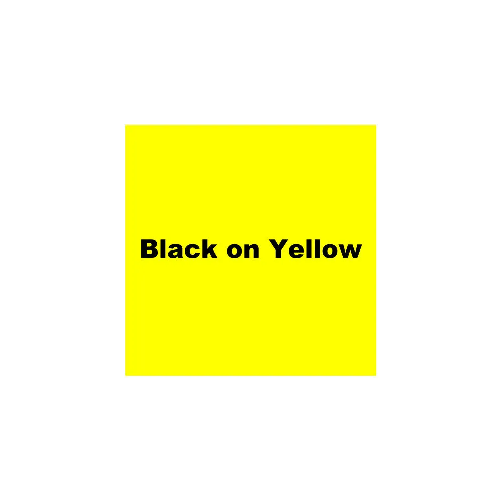 K-Sun 3/8" Black on Yellow Tape - 209BY