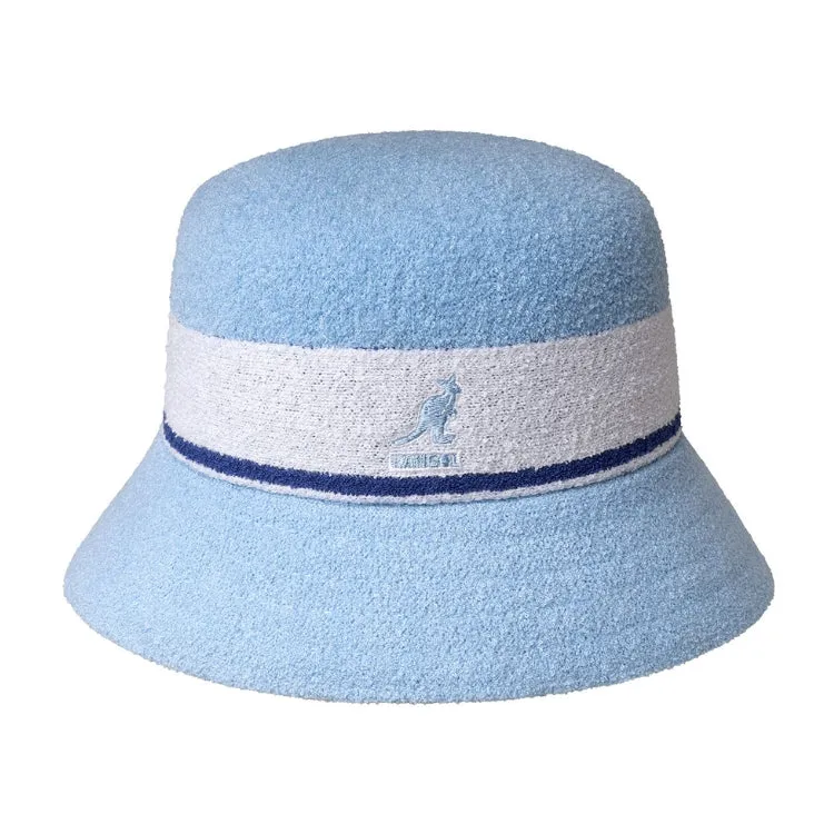 Kangol Bermuda Stripe Bucket - Glacier