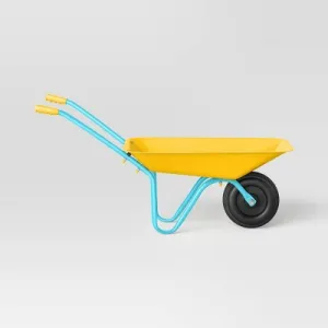 Kids' Gardening Wheel Barrow - Yellow - Sun Squad