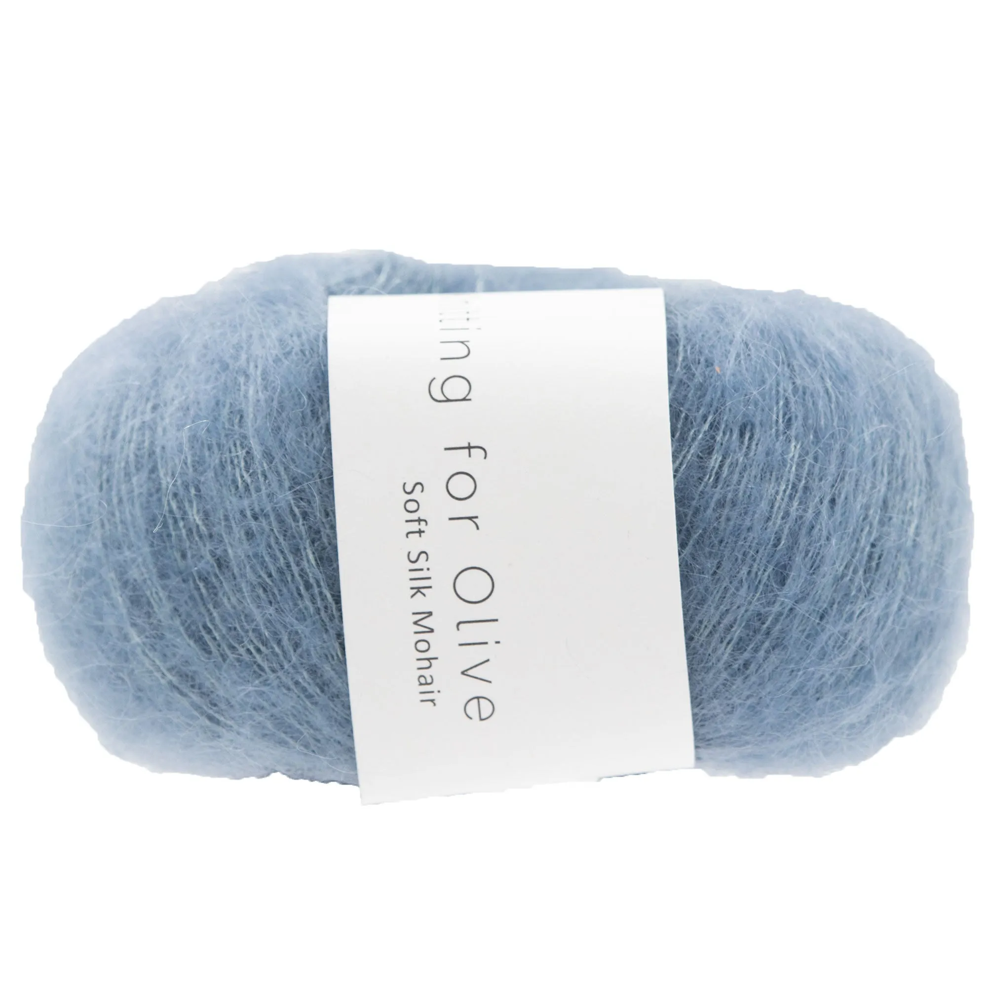 Knitting for Olive Soft Silk Mohair Yarn - Dusty Dove Blue