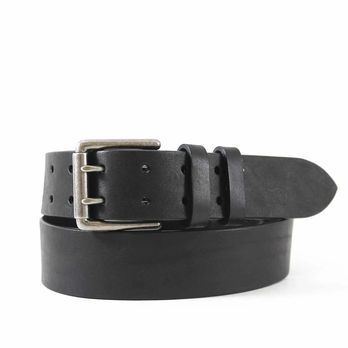 Leather Jean Belt with Two-Holes