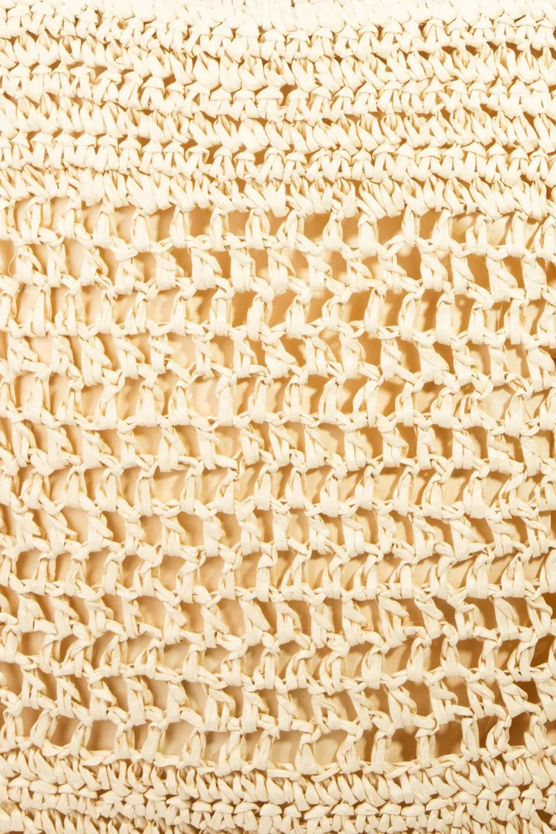 Lizzy Straw-Paper Crochet Tote Bag