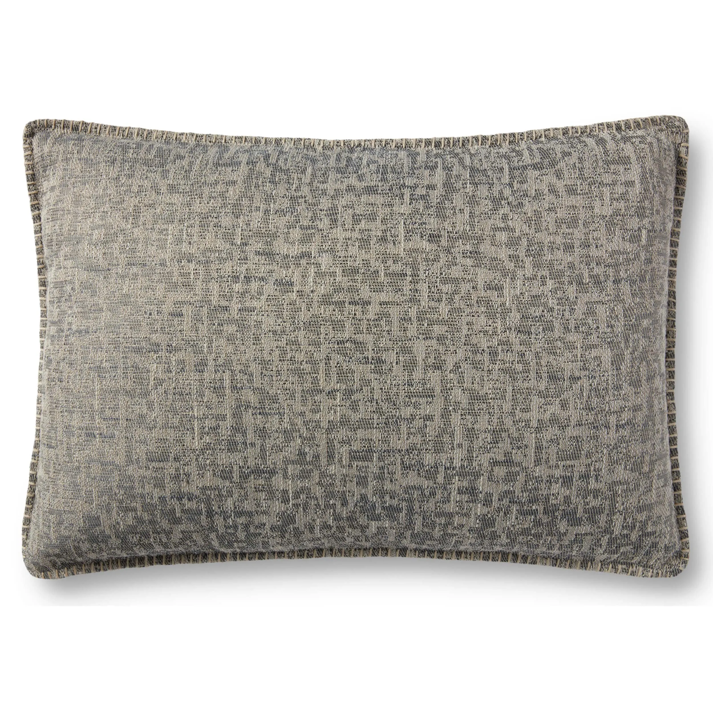 Loloi Jacquard Woven Pillow, Grey